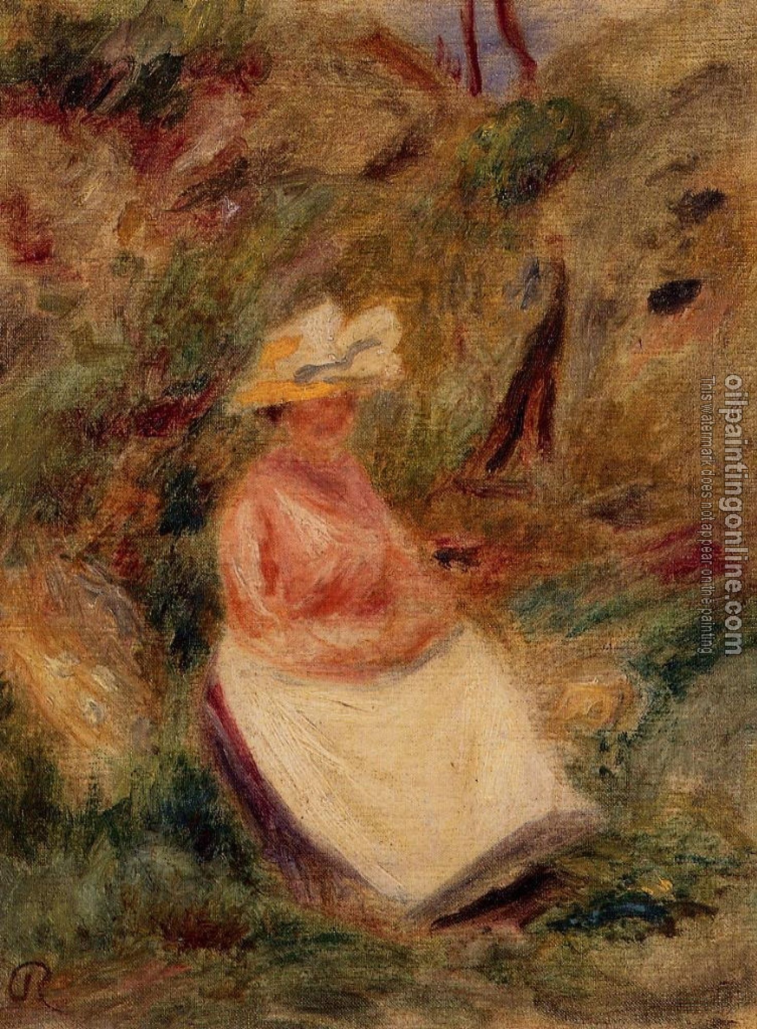 Renoir, Pierre Auguste - Young Girl in the Woods